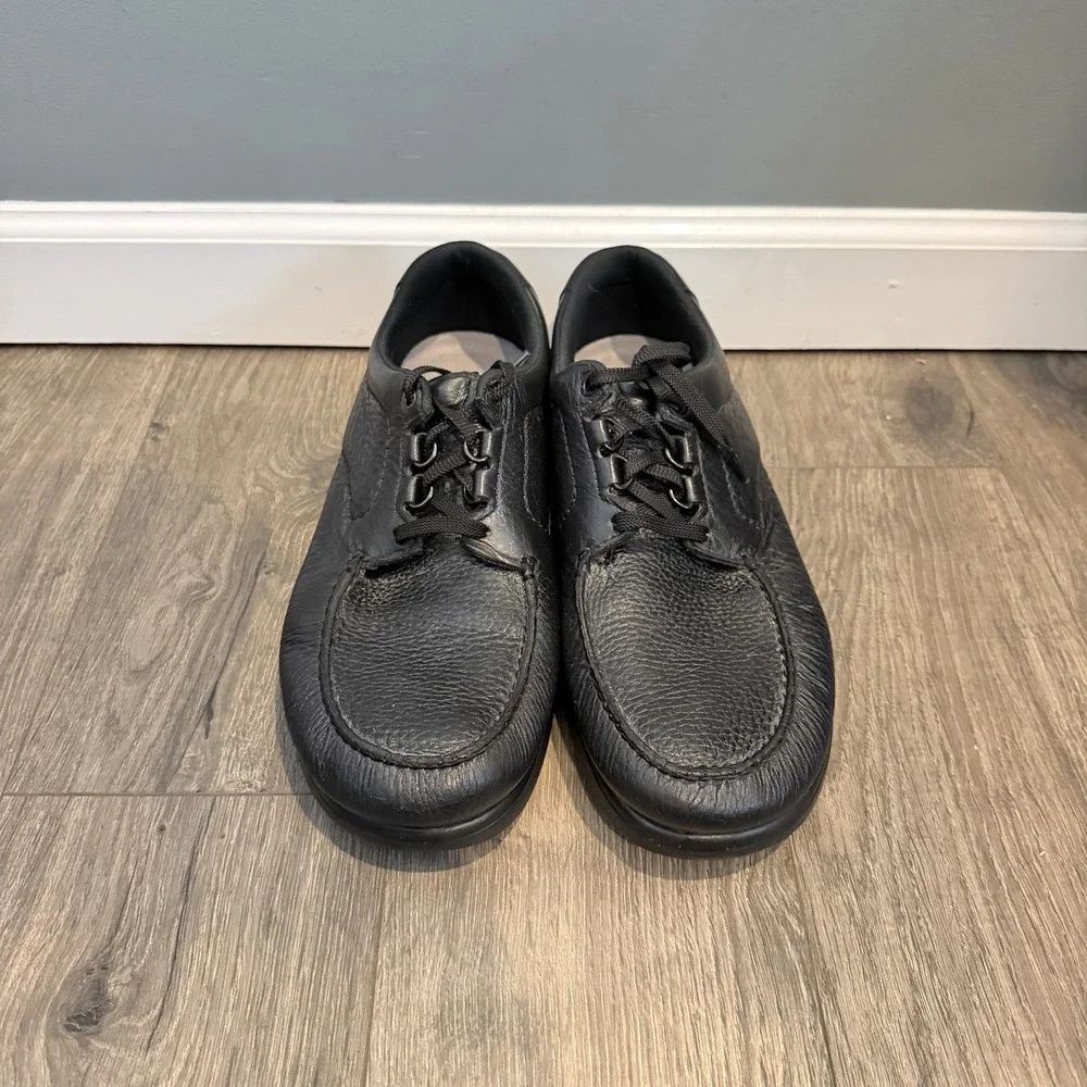 sas bout time mens size 11 shoes black leather comfort walking sneakers